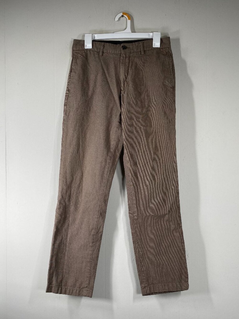 Banana Republic Gavin Chino Pants Men's 30 x 32 Low Rise Brown Casual